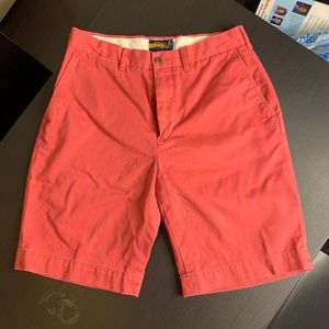 Rugby Ralph Lauren red shorts 7’ size 30 worn
